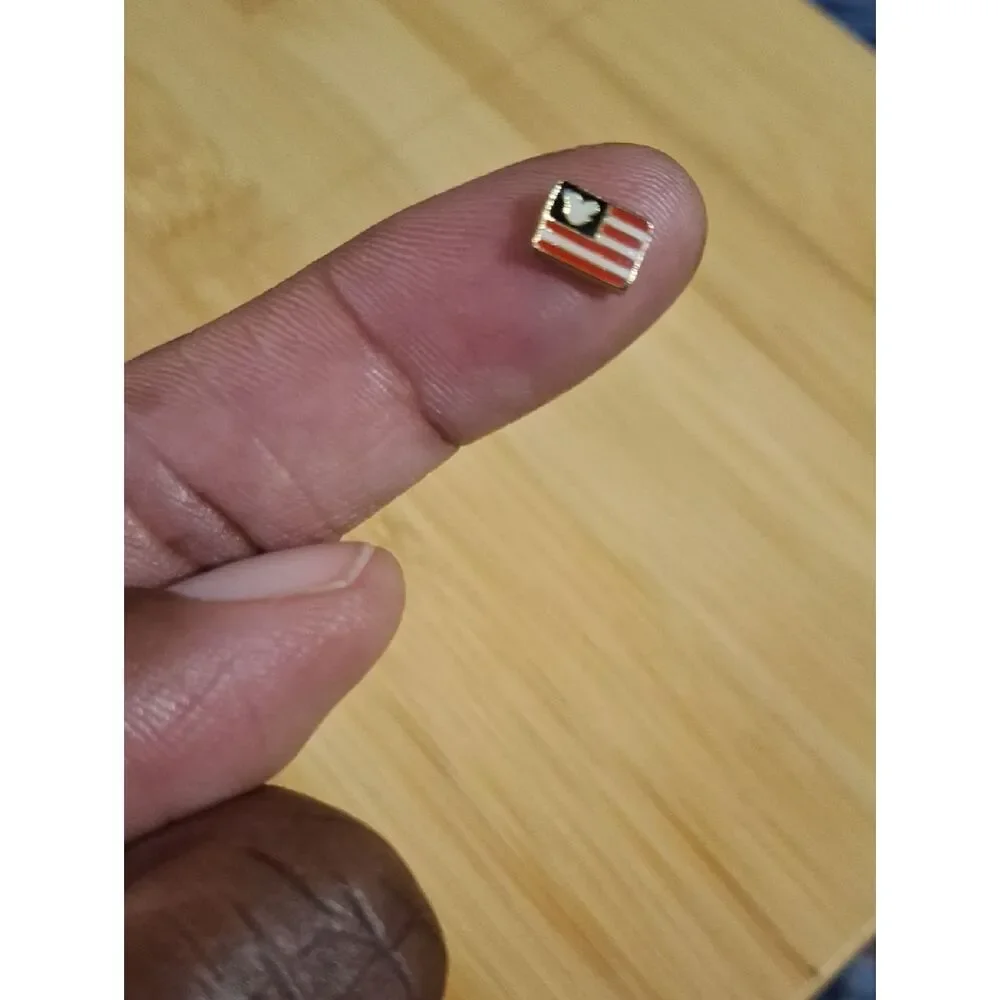 American Flag Enamel Pin - Red, White, Blue